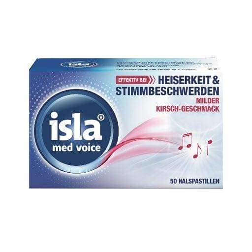 stress-related voice problems, ISLA MED voice pastilles - UKDorf