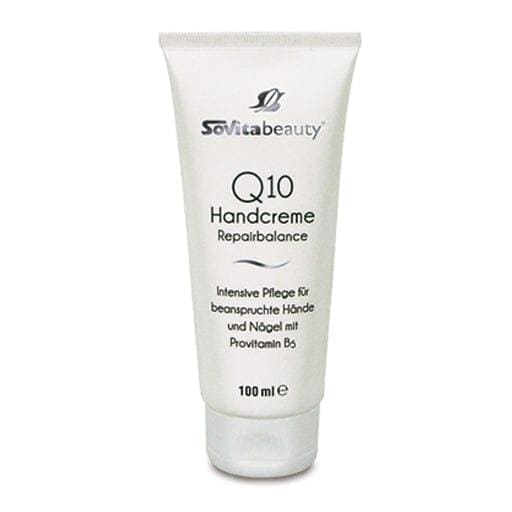 stressed hands and nails with provitamin B5, SOVITA BEAUTY Q10 hand cream - UKDorf