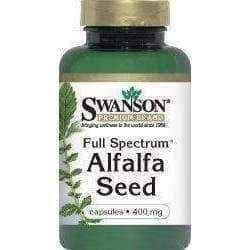 SWANSON Full Spectrum Alfalfa 400mg x 60 capsules UK