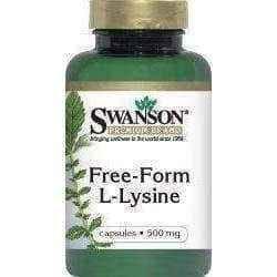 SWANSON L-lysine 500 mg x 300 capsules UK