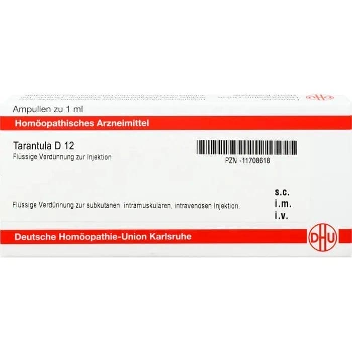 TARANTULA D 12, Tarentula cubensis, gangrene, septicaemia, toxaemia - UKDorf