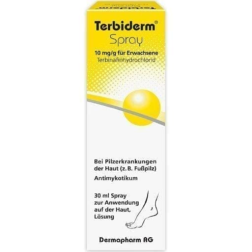 TERBIDERM athlete's foot, terbinafine hydrochloride spray UK