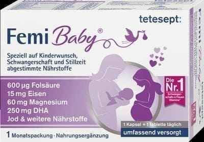 TETESEPT Femi Baby film-coated tablets + soft capsules 2X30 pc DHA