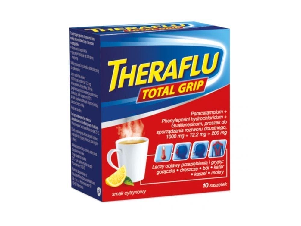 Theraflu Total Grip 10 sachets - UKDorf