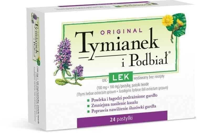 Thyme and coltsfoot x 24 lozenges UK
