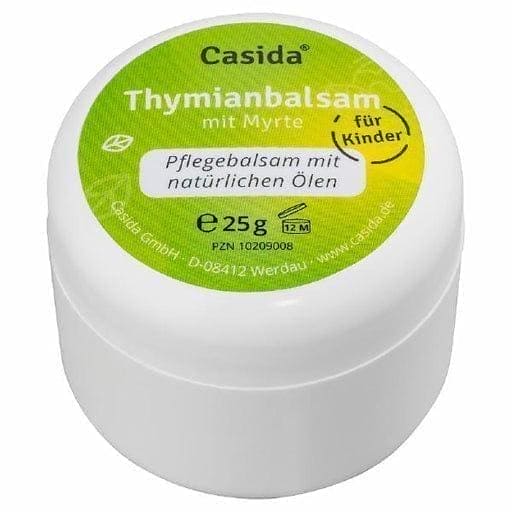 THYME BALSAM with myrtle for children, Beeswax, jojoba wax, shea butter, lanolin - UKDorf