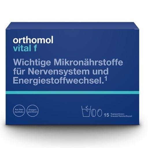 Tiredness, fatigue, ORTHOMOL Vital F - UKDorf