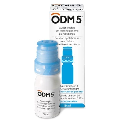 TREATMENT OF CORNEAL EDEMA, Odm 5 drops, odm 5 eyedrops - UKDorf