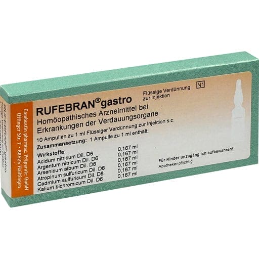 Treatment of gastric, intestinal ulcers, RUFEBRAN gastro ampoules - UKDorf