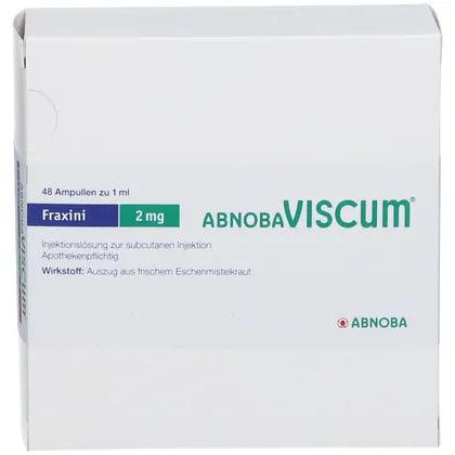 Tumor, treatment of tumor, mistletoe ash, ABNOBAVISCUM Fraxini 2 mg ampoules - UKDorf