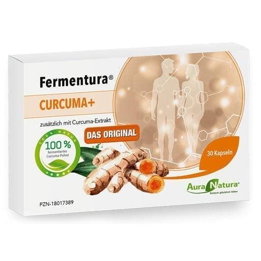 Turmeric, turmeric benefits, FERMENTURA Curcuma plus capsules - UKDorf