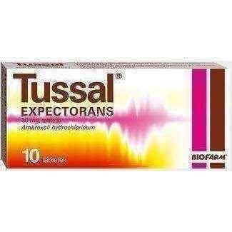 TUSSAL EXPECTORSANS x 10 tablets, coughing up mucus