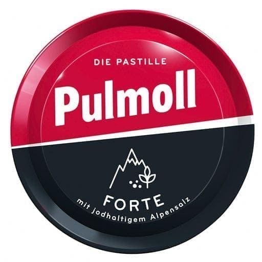 ULMOLL Forte pastilles, menthol, sweet root extract, honey, brine - UKDorf