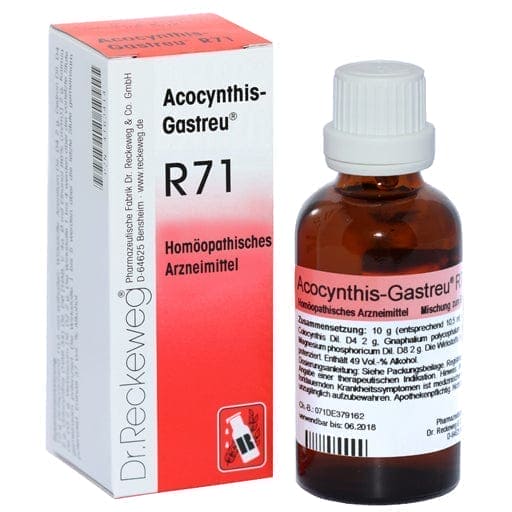 Urinary tract infection, otitis media, influenza, ACOCYNTHIS-Gastreu R71 mixture - UKDorf