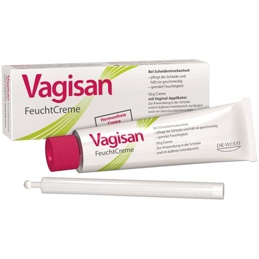 Vaginal dryness treatment, pain during sex, VAGISAN MoistCream with applicator - UKDorf