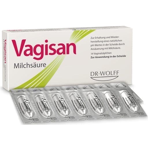 Vaginal infection treatment, Chronic bacterial vaginosis, VAGISAN lactic acid vaginal suppositories - UKDorf