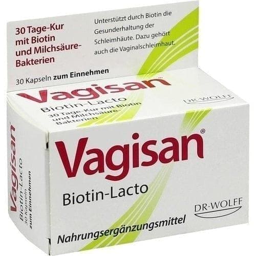 VAGISAN Biotin-Lacto, vaginal mucosa UK