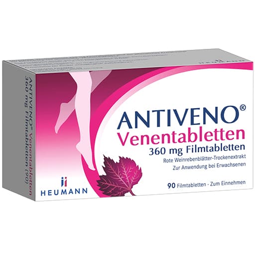 Varicose veins, ANTIVENO vein tablets 360 mg film-coated tablets - UKDorf