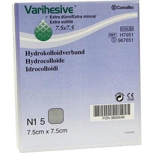 VARIHESIVE extra thin 7,5x7,5 cm HKV hydroactive UK