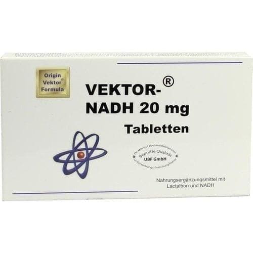 VEKTOR NADH, nicotinic acid amide, maltodextrin, mannitol, 20 mg lozenges - UKDorf