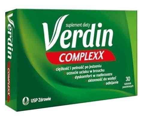 Verdin Complexx x 30 tablets, gi problems, stomach gas relief, gastric problems