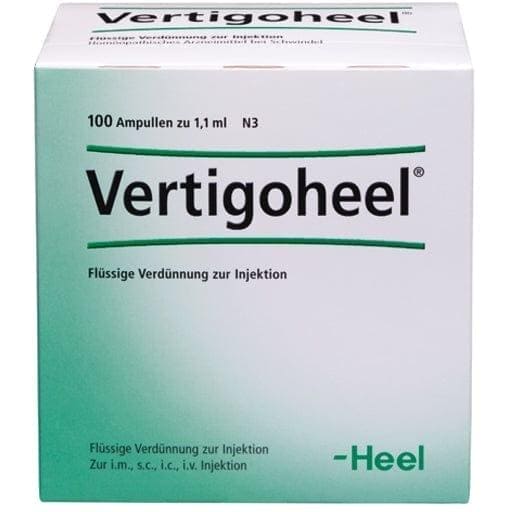 Vertigo, dizziness, treatment for vertigo, VERTIGOHEEL ampoules - UKDorf