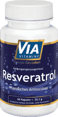 VIAVITAMINE Resveratrol Capsules, French paradox - UKDorf