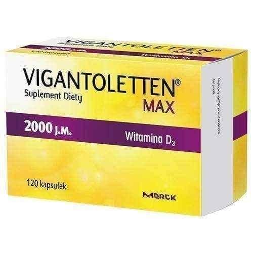 Vigantoletten Max 2000j.m. x 120 capsules D3 UK