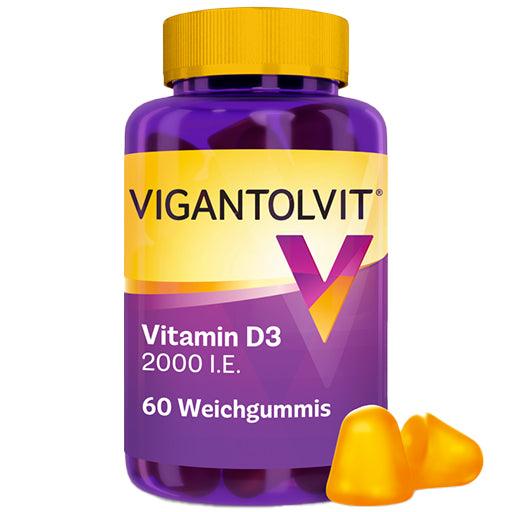 VIGANTOLVIT 2000 IU Vitamin D3 Soft Gummies - UKDorf
