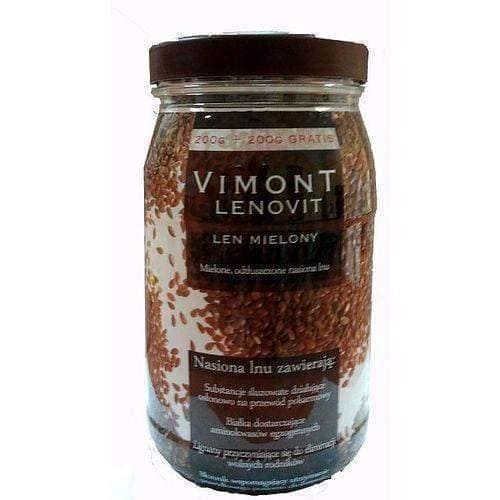 Vimont LENOVIT Len ground 200g + 200g condition of the digestive system, regulates the level of cholesterol UK