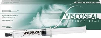 VISCOSEAL Syringe hyaluronic acid pre-filled syringes 1 pc UK