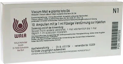 VISCUM MALI e planta tota D 6 ampoules - UKDorf