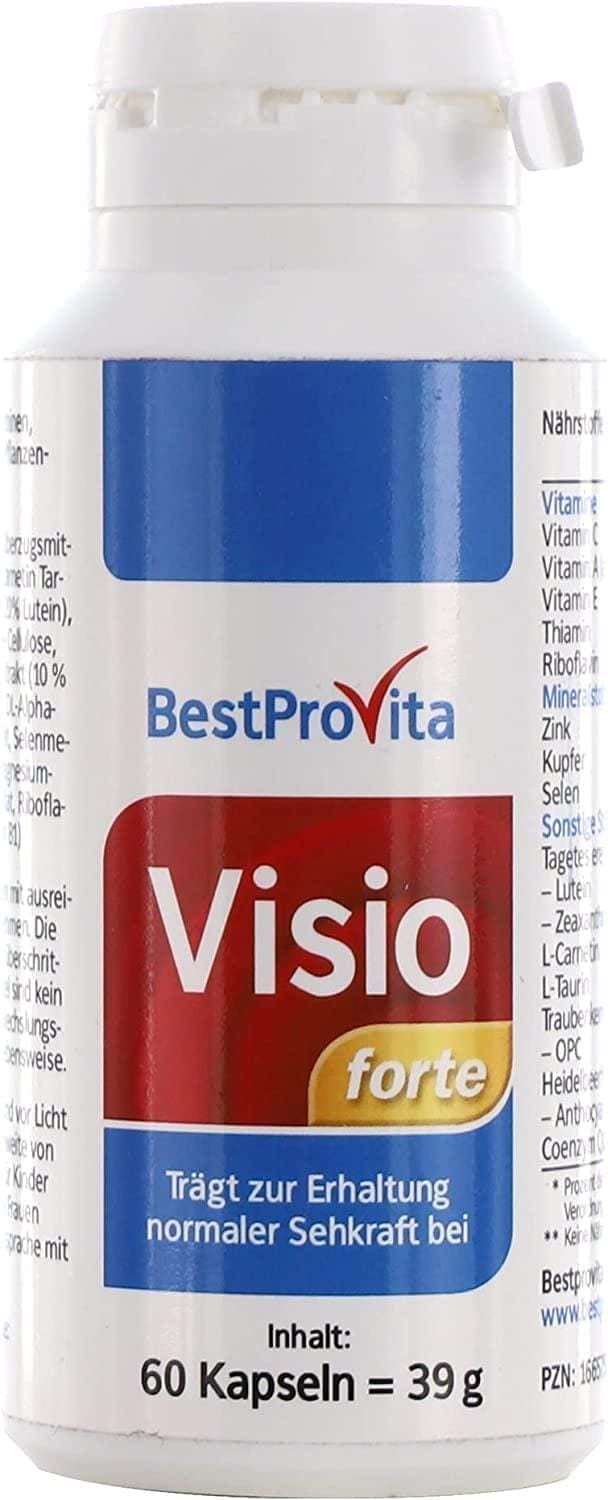 VISIO FORTE, lutein and zeaxanthin, myopia with age, hypersensitive to light - UKDorf