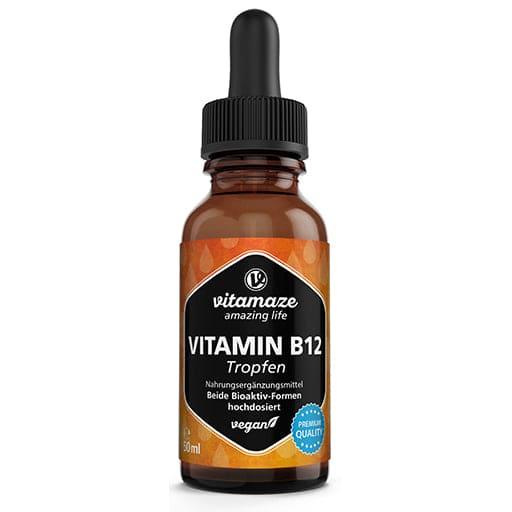 VITAMIN B12, 100 µg high-dose, vegan drops - UKDorf