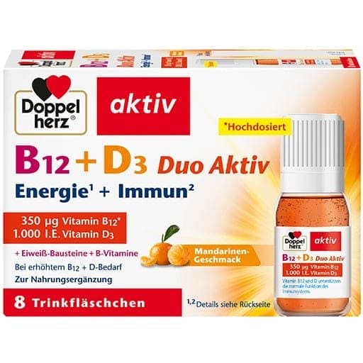 Vitamin B12+D3 Duo Active drinking ampoules - UKDorf