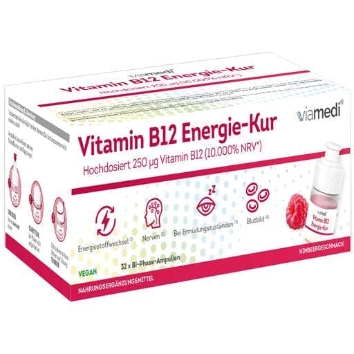 VITAMIN B12 ENERGY TREATMENT Viamedi drinking ampoules - UKDorf