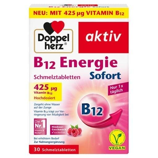 Vitamin B12 Energy, turmeric root, Instant Orodispersible Tablets - UKDorf
