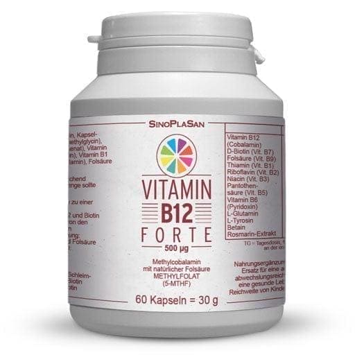 VITAMIN B12 FORTE 500 µg methylcobalamin, METHYLFOLATE, 5-mthf folate - UKDorf