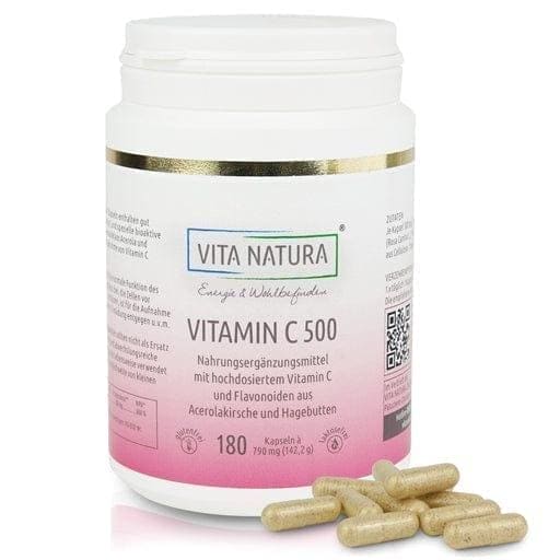 VITAMIN C 500 mg vegetarian capsules - UKDorf