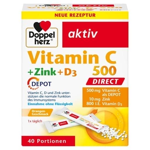 Vitamin C 500+Zinc+D3 Depot DIRECT Pellets - UKDorf
