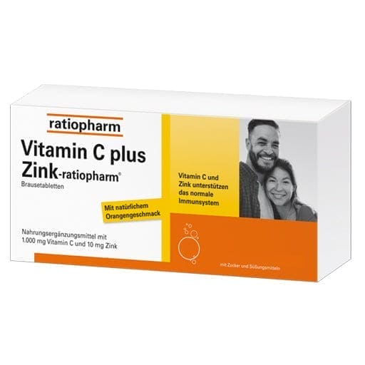 VITAMIN C, PLUS, zinc, ratiopharm, effervescent tablets - UKDorf