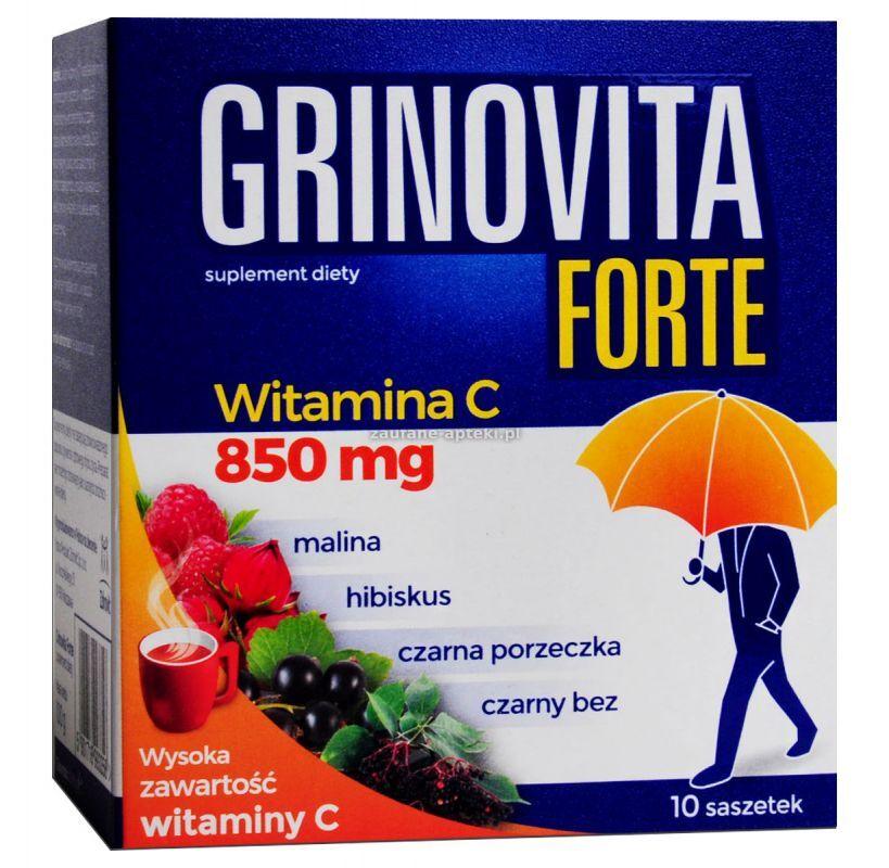 Vitamin C, zinc, elderberry, hibiscus, blackcurrant, raspberry, Grinovita FORTE - UKDorf