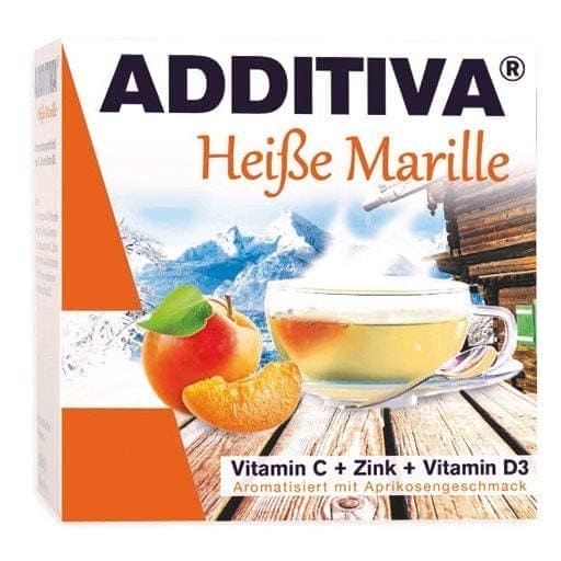 Vitamin C, zinc, vitamin D3, ADDITIVA hot apricot powder - UKDorf