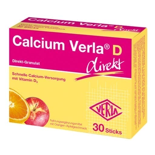 Vitamin d3 and calcium, calcium carbonate, CALCIUM VERLA D direct granules - UKDorf