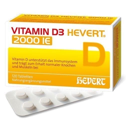 VITAMIN D3 HEVERT 2,000 IU tablets - UKDorf