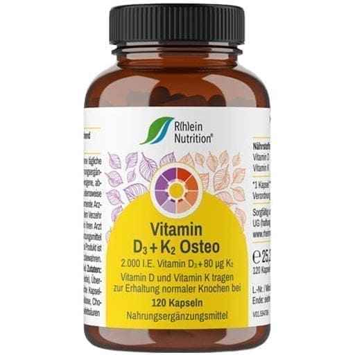 VITAMIN D3+K2 Osteo, vitamin D and vitamin K