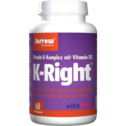 Vitamin K1, K2, K4 and vitamin D, K-RIGHT capsules - UKDorf