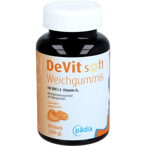 vitamin D3 (cholecalciferol) soft gummies DEVIT Soft Rubber Pads 60 pcs