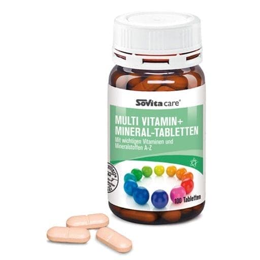 vitamins and minerals AZ, SOVITA CARE Multivitamin+Mineral Tablets - UKDorf