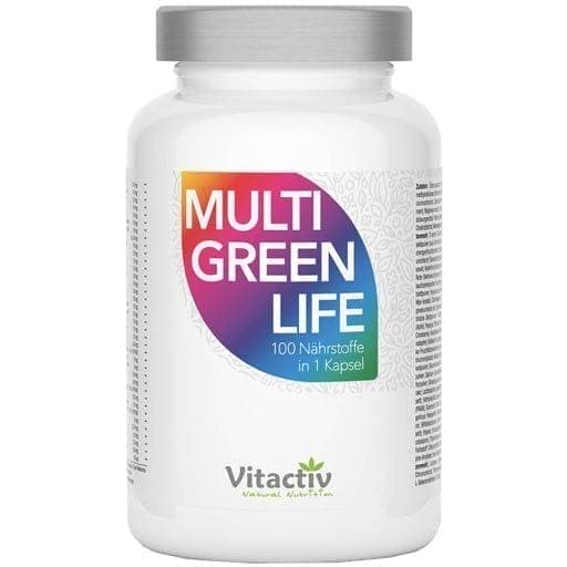 Vitamins and minerals, MULTI GREEN Life capsules - UKDorf